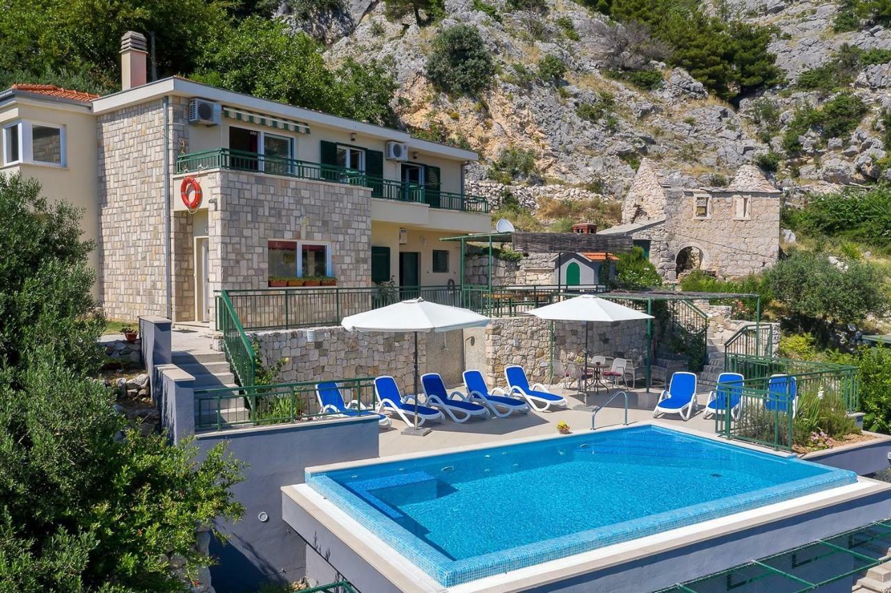 Villa Makar,Heated Pool,Gym,Grill,Seaview Makarska Ngoại thất bức ảnh