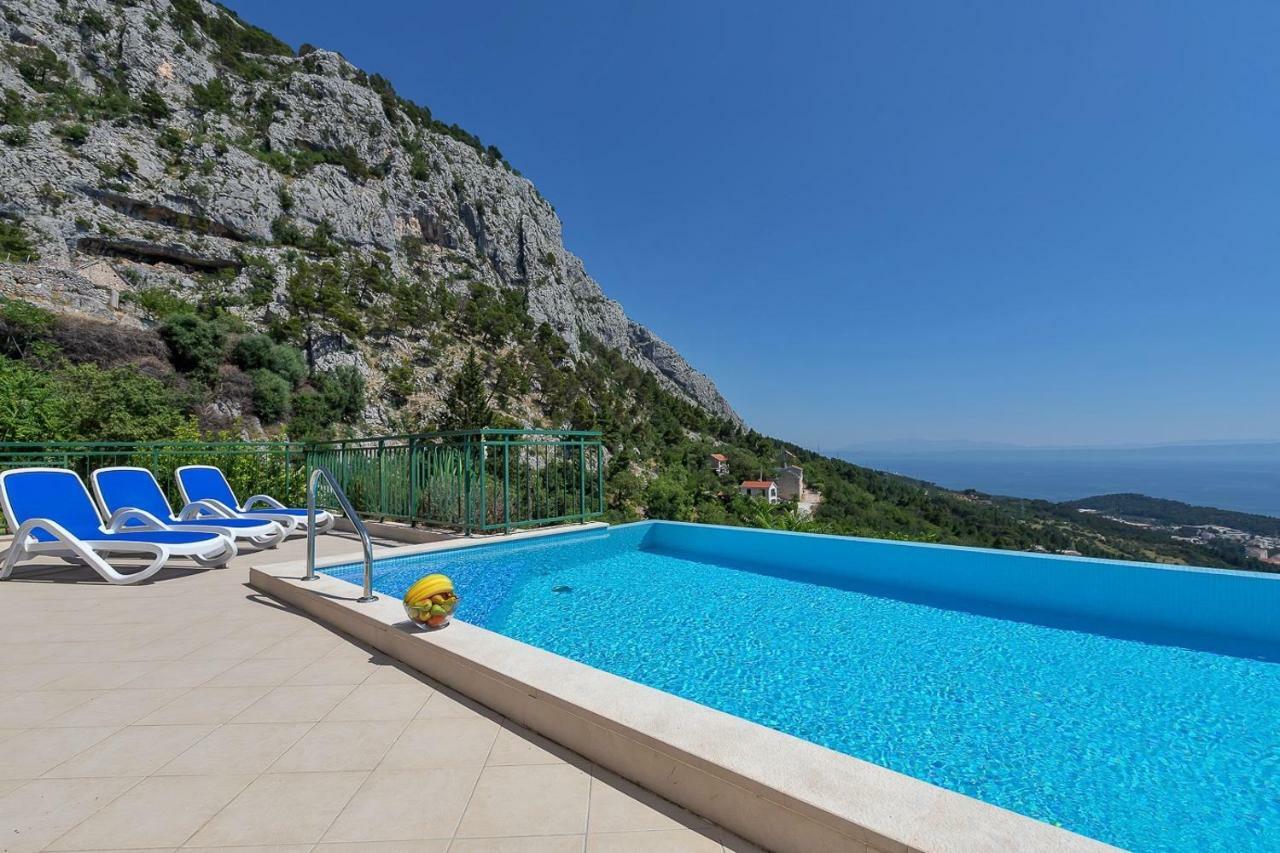 Villa Makar,Heated Pool,Gym,Grill,Seaview Makarska Ngoại thất bức ảnh